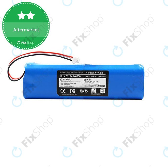 Xiaomi Roidmi EVE Plus, Viomi, Lydsto, Proscenic, Tefal - Akku Batterie XJT-2P4S-6800 Li-Ion 14.4V 6800mAh