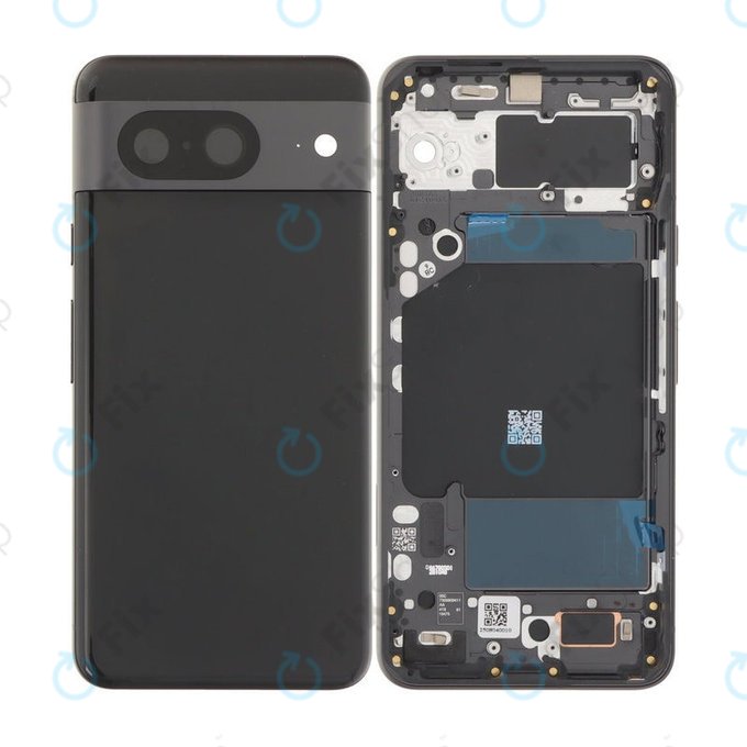 Google Pixel 8 - Akkudeckel Komplett (Obsidian)