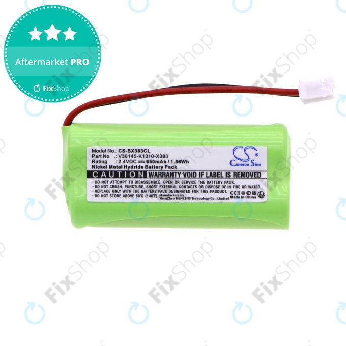 Batterie für Gigaset A12, A140, A160, AL140, AS140, 650mAh, Ni-MH, 2.4V, V30145-K1310-X383, HQ