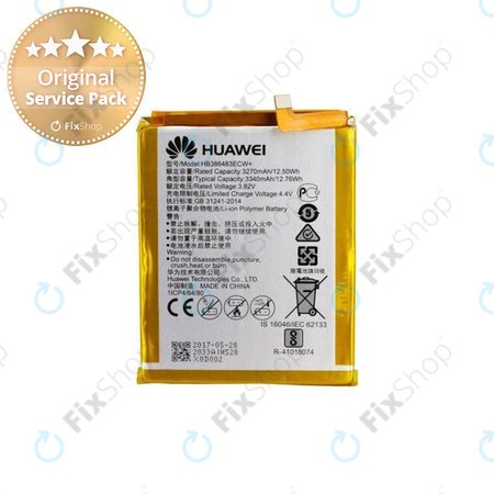 Huawei Honor 6X (BLN-L21) - Akku Batterie HB386483ECW 3340mAh - 24022033 Genuine Service Pack