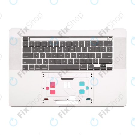 Apple MacBook Pro 16" A2141 (2019) - Oberer Rahmen Tastatur + Tastatur US (Silver)