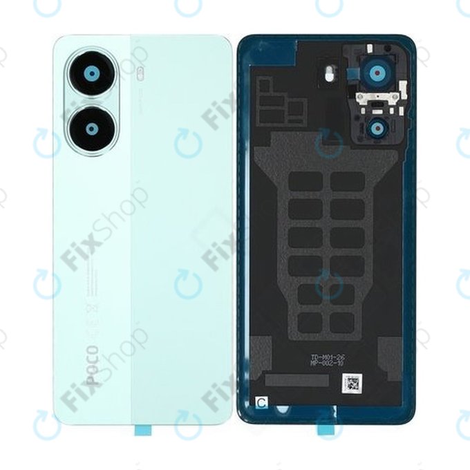 Xiaomi Poco X7 Pro 2412DPC0AG - Akkudeckel (Green) - 56002900O1000 Genuine Service Pack