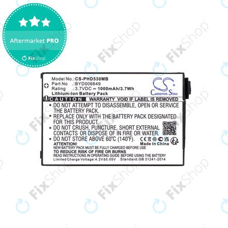 Akku batterie für Philips Avent Eco SCD535 DECT, 1000mAh, Li-Ion, 3.7V, BYD001743, HQ