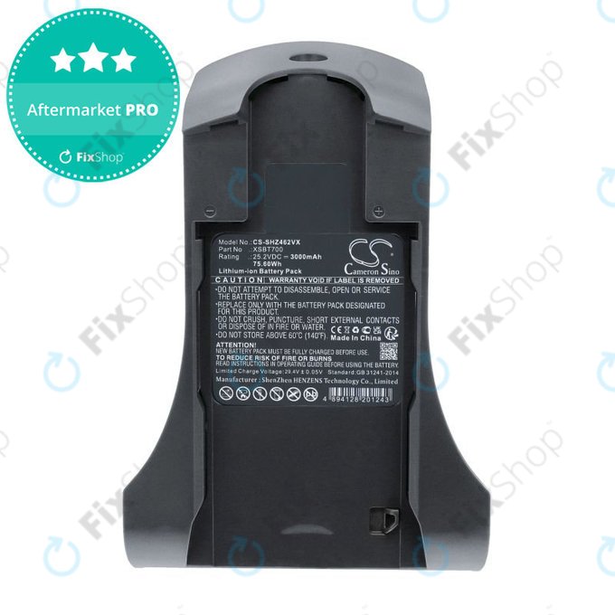Akku batterie für Shark IZ, 3000mAh, Li-Ion, 25.2V, XSBT700, HQ