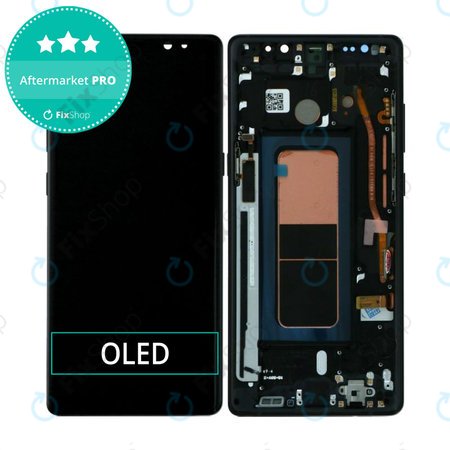 Samsung Galaxy Note 8 N950F - LCD Display + Touchscreen Front Glas + Rahmen OLED