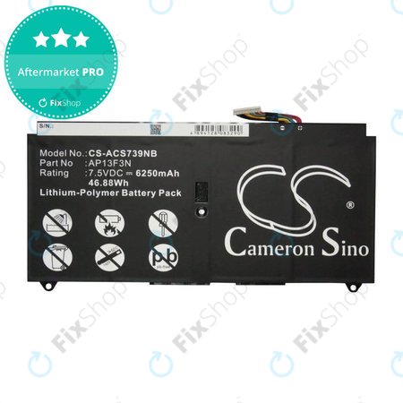 Akku batterie für Acer Aspire S7, 6250mAh, Li-Pol, 7.5V, AP13F3N, HQ