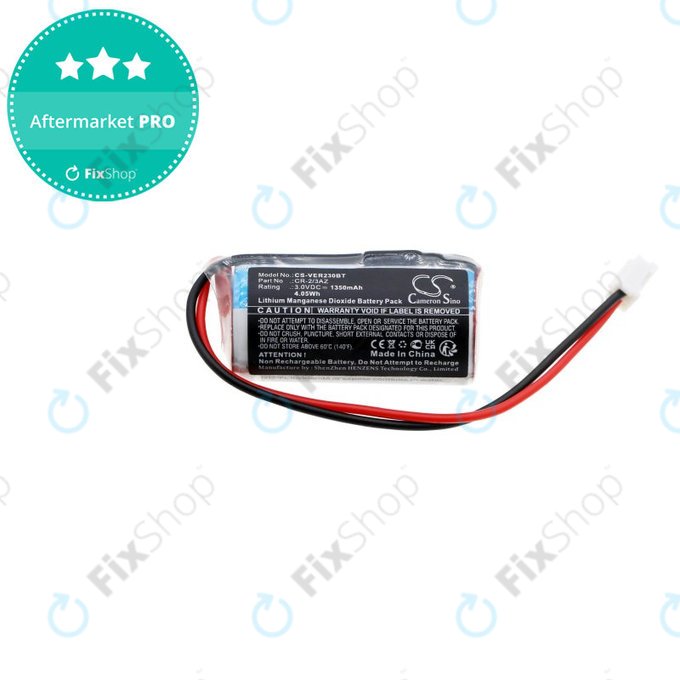 Batterie für Verisure, 1350mAh, Li-MnO2, 3V, CR-2/3AZ, HQ