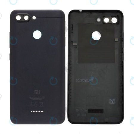 Xiaomi Redmi 6 - Akkudeckel (Black)