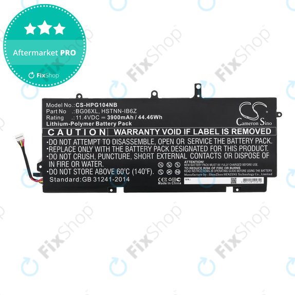 Akku batterie für HP Elitebook 1040 G3, 3900mAh, Li-Pol, 11.4V, BG06XL, HQ