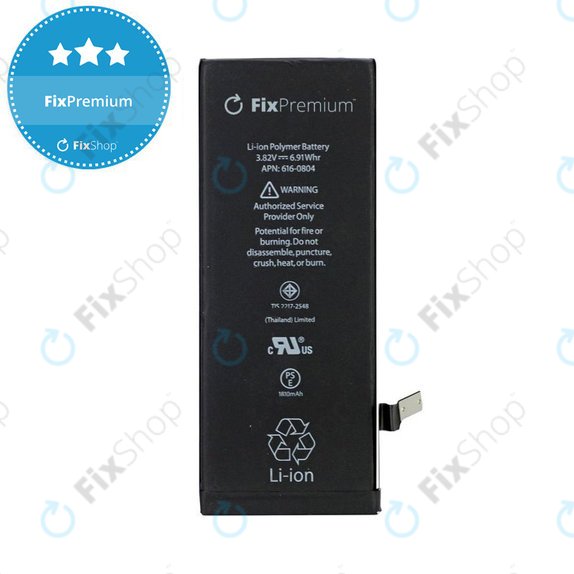 Akku Batterie für iPhone 6, 1810mAh, FixPremium