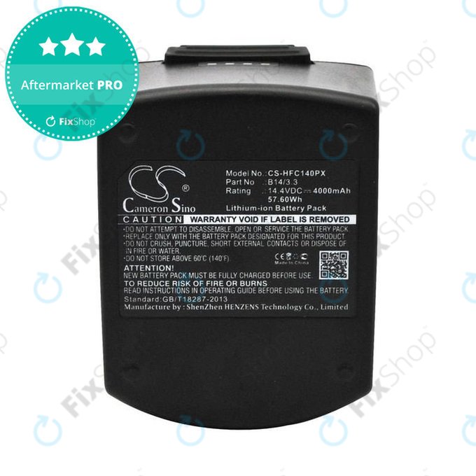 Akku batterie für Hilti SFC14-A, SFH140A, 4000mAh, Li-Ion, 14.4V, B14/3.3, HQ