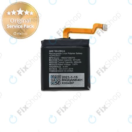 Huawei Watch 3 Galileo-L11E - Akku Batterie HB532729EFW 460mAh - 24023573 Genuine Service Pack