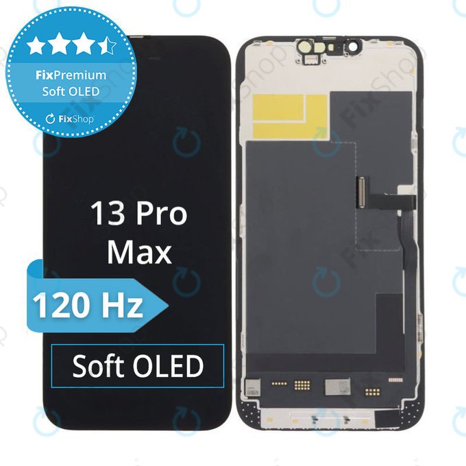Display Soft OLED für iPhone 13 Pro Max - Touchscreen + Rahmen, DIAGNOSTIC