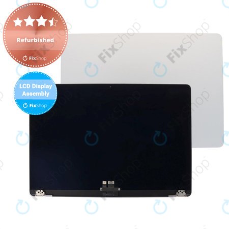 Apple MacBook Air 15" M2 A2941 (2023), M3 A3114 (2024) - LCD Display + Frontglas + Abdeckung (Silver) Refurbished