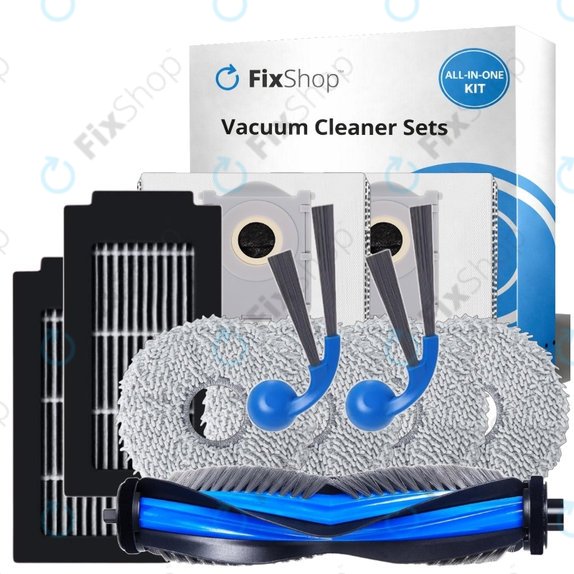 Ersatzteilset für Ecovacs Deebot T30C Omni (1x Hauptbürste, 2x Filter, 2x Seitenbürste, 4x Wischtuch, 2x Staubbeutel)