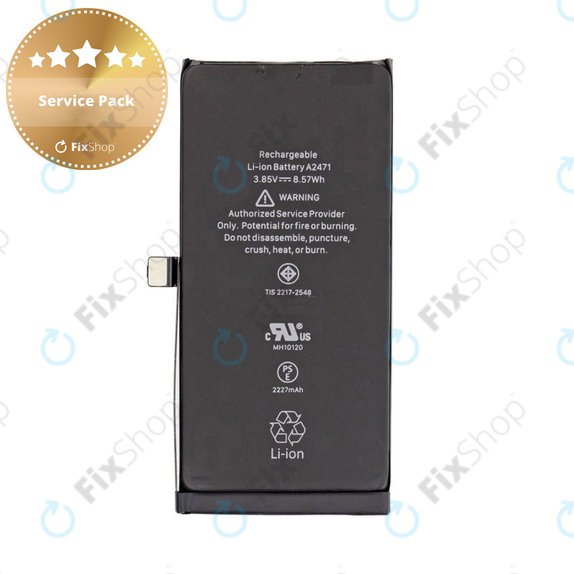 Akku Batterie für iPhone 12 Mini, 2227mAh, A2471, Service Pack