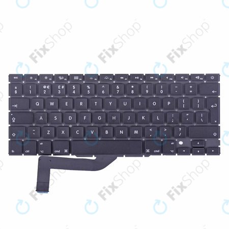 Apple MacBook Pro 15" A1398 (Mid 2012 - Mid 2015) - Tastatur UK