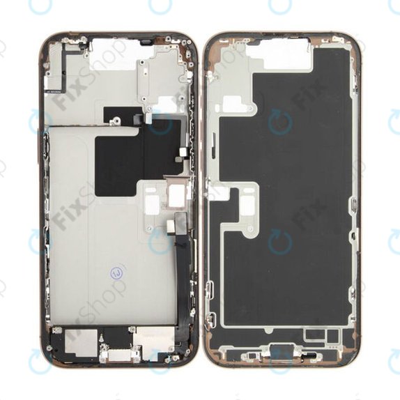 Apple iPhone 16 Pro Max - Mittelrahmen + Ein-/Ausschalter + Lautstärketasten (Desert Titanium)