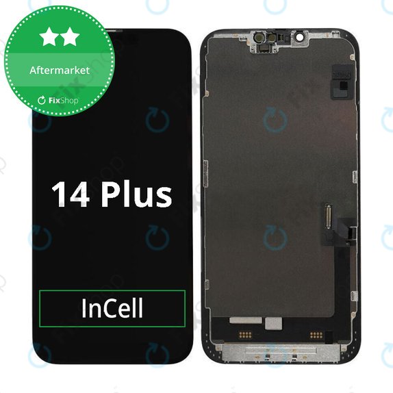 Display In-Cell HD+ für iPhone 14 Plus, Touchscreen-Glas mit Rahmen