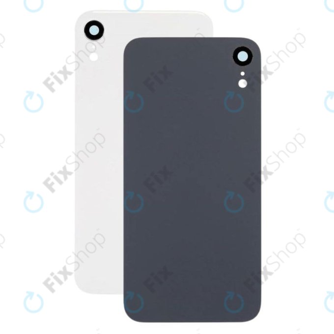 Apple iPhone XR - Backcover Glas + Kameraglas (White)