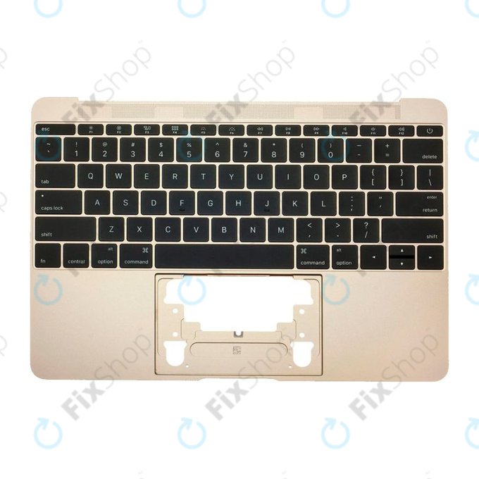 Apple MacBook 12" A1534 (Early 2015 - Mid 2017) - Oberer Rahmen Tastatur + Tastatur US (Gold)