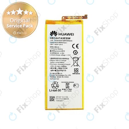 Huawei P8 - Akku Batterie 2680mAh HB3447A9EBW - 24021854