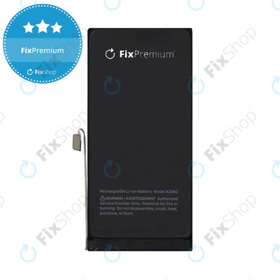 Akku Batterie für iPhone 13 Mini, 2406mAh, A2660, FixPremium