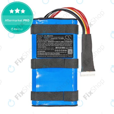 Batterie für JBL Boombox 2, 10400mAh, Li-Ion, 7.4V, SUN-INTE-213, HQ