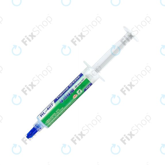 Silikon-Wärmeleitpaste Relife RL-407, 6 W/mK, 20g, blau