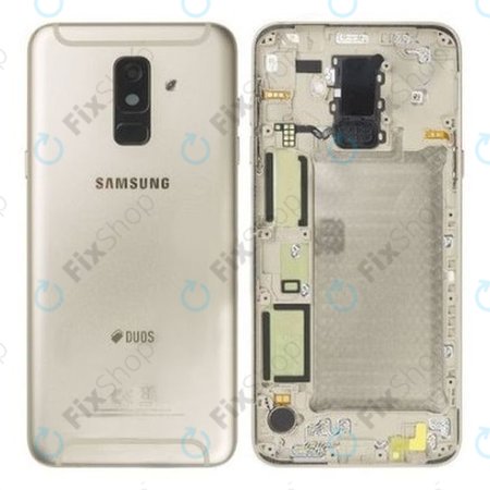 Samsung Galaxy A6 Plus A605 (2018) - Akkudeckel (Gold) - GH82-16431D Genuine Service Pack