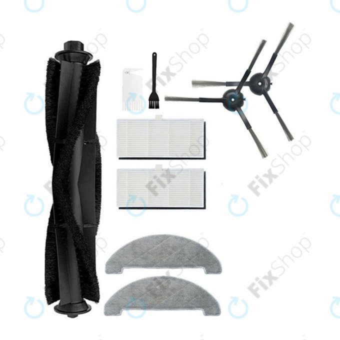 Xiaomi Viomi S9, Proscenic M7 Pro, M7 Max, M8 Pro - Standard-Set (Schwarz)