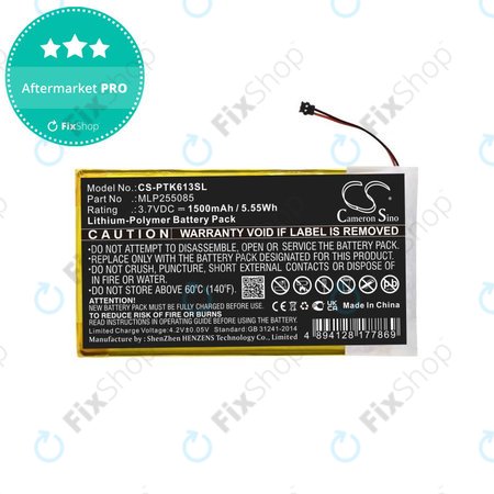 Akku batterie für Pocketbook 611, Pocketbook 625, 1500mAh, Li-Pol, 3.7V, MLP255085, HQ