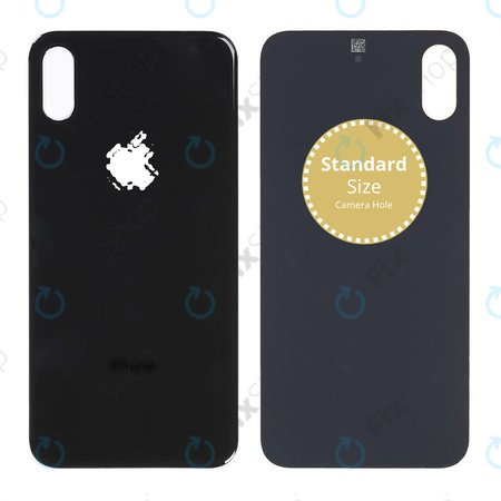 Apple iPhone X - Backcover Glas (Space Gray)