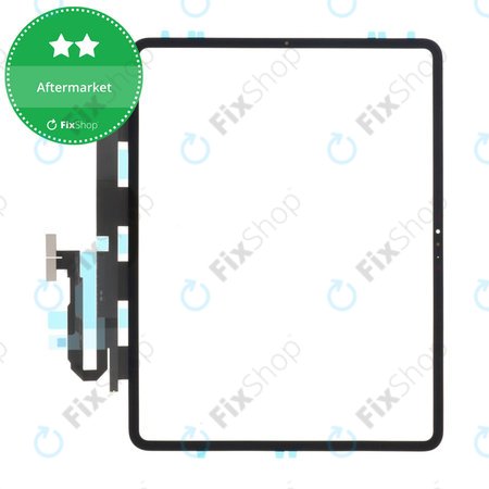 Apple iPad Pro 13 (2024) - Touchscreen Front Glas + Adhesive (Black)
