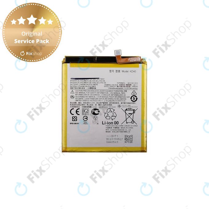 Motorola Moto G8 Plus - Akku Batterie KD40 4000mAh - SB18C52857 Genuine Service Pack