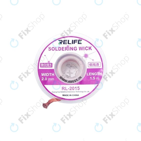 Relife RL-2015 - Leistungsstarker Lötdocht (2mm)