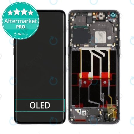 Oppo Find X5 Pro 5G - LCD Display + Touchscreen Front Glas + Rahmen (Glaze Black) OLED
