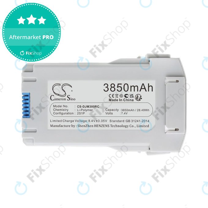 Akku batterie für DJI Mini 3, Mini 3 Pro, Mini 4, Mini 4 Pro, 3850mAh, Li-Pol, 7.4V, BWX162-2453-7.38, HQ