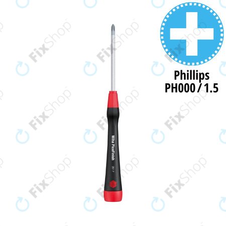 Wiha PicoFinish® 261P - Präzisionsschraubendreher - Phillips PH000 (1,5mm)