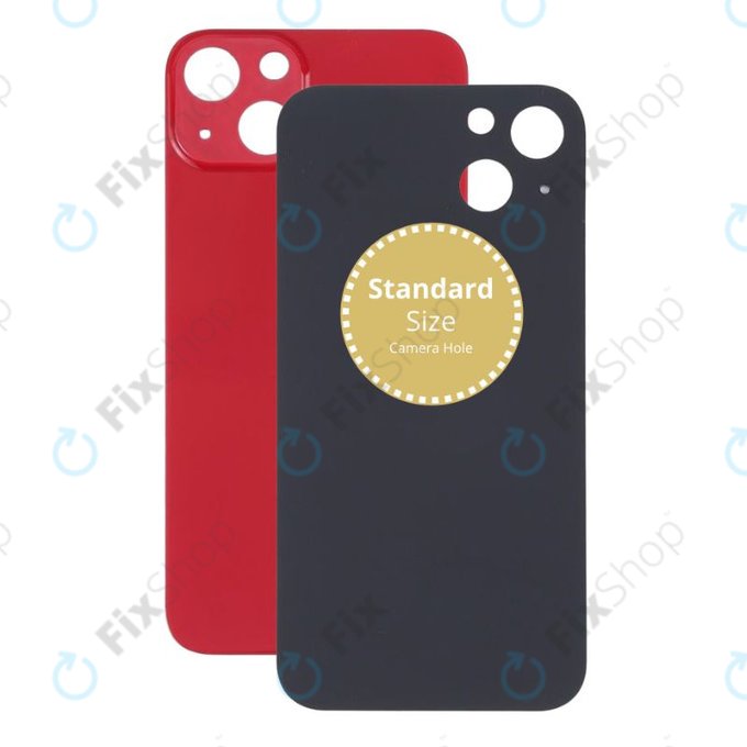 Apple iPhone 13 - Backcover Glas (Red)