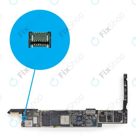 Apple iPad Air - Motherboard + SIM Kartenleser Stecker