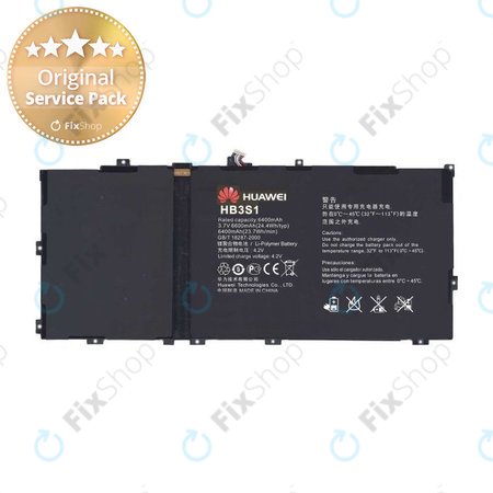 Huawei MediaPad 10 FHD - Akku Batterie HB3S1 6600mAh - 24021032