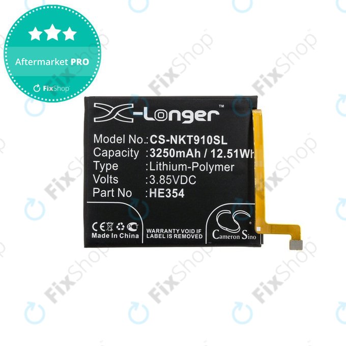 Nokia 9 PureView - Akku Batterie HE354 3250mAh HQ