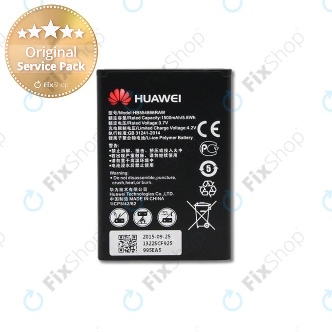 Huawei Router E5375 - Akku Batterie HB554666RAW 1500mAh - 24021322 Genuine Service Pack