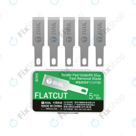 Klingen zum Entfernen von Underfill-Kleber, Flachschnitt, 2UUL DA28, 5 Stk./Packung