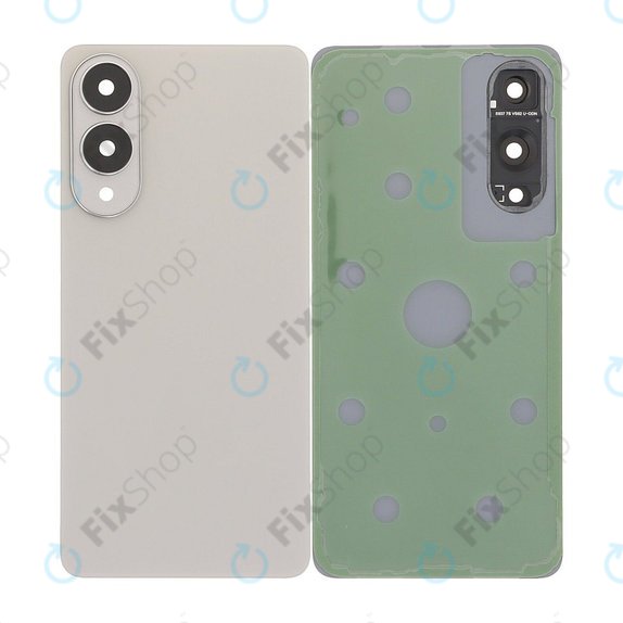 Samsung Galaxy S25 Edge - Akkudeckel Komplett (Titanium Silver)
