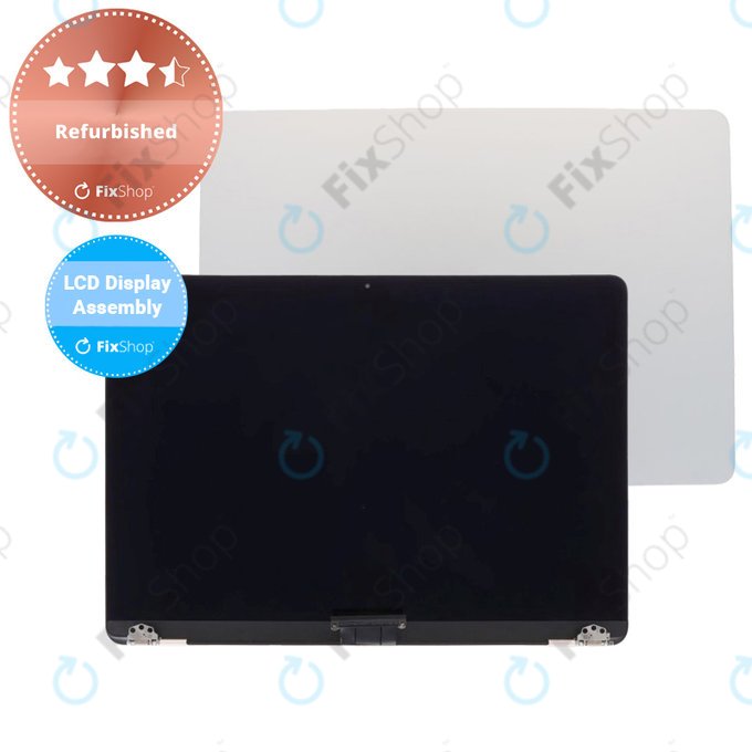 Apple MacBook Air 13" M3 A3113 (2024) - LCD Display + Frontglas + Abdeckung (Silver) Refurbished