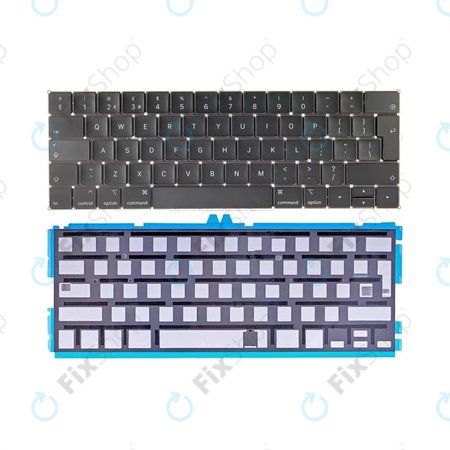 Apple MacBook Pro 13" A1989 (2018 - 2019), 15" A1990 (2018) - Tastatur + Hintergrundbeleuchtung UK/EU
