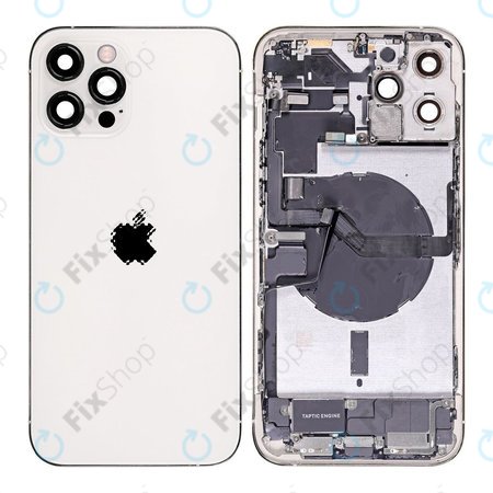 Apple iPhone 12 Pro Max - Backcover/Kleinteilen (Silver)