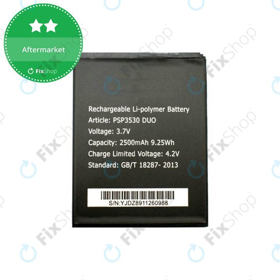 Prestigio Muze D3 - Akku Batterie PSP5530, PSP3530 DUO 2500mAh